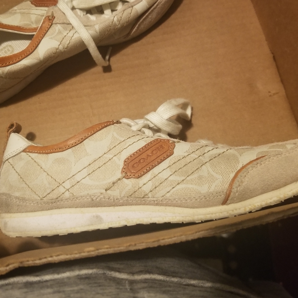 Coach Martha Sprout Sneakers Parchment